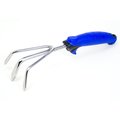 Rugg 3 Tine Stainless Steel Hand Cultivator 5 in. Poly Handle H662TA